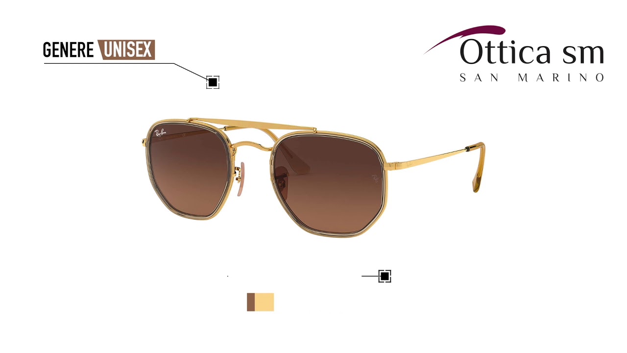 Ray ban the marshal ii rb 3648m 912443