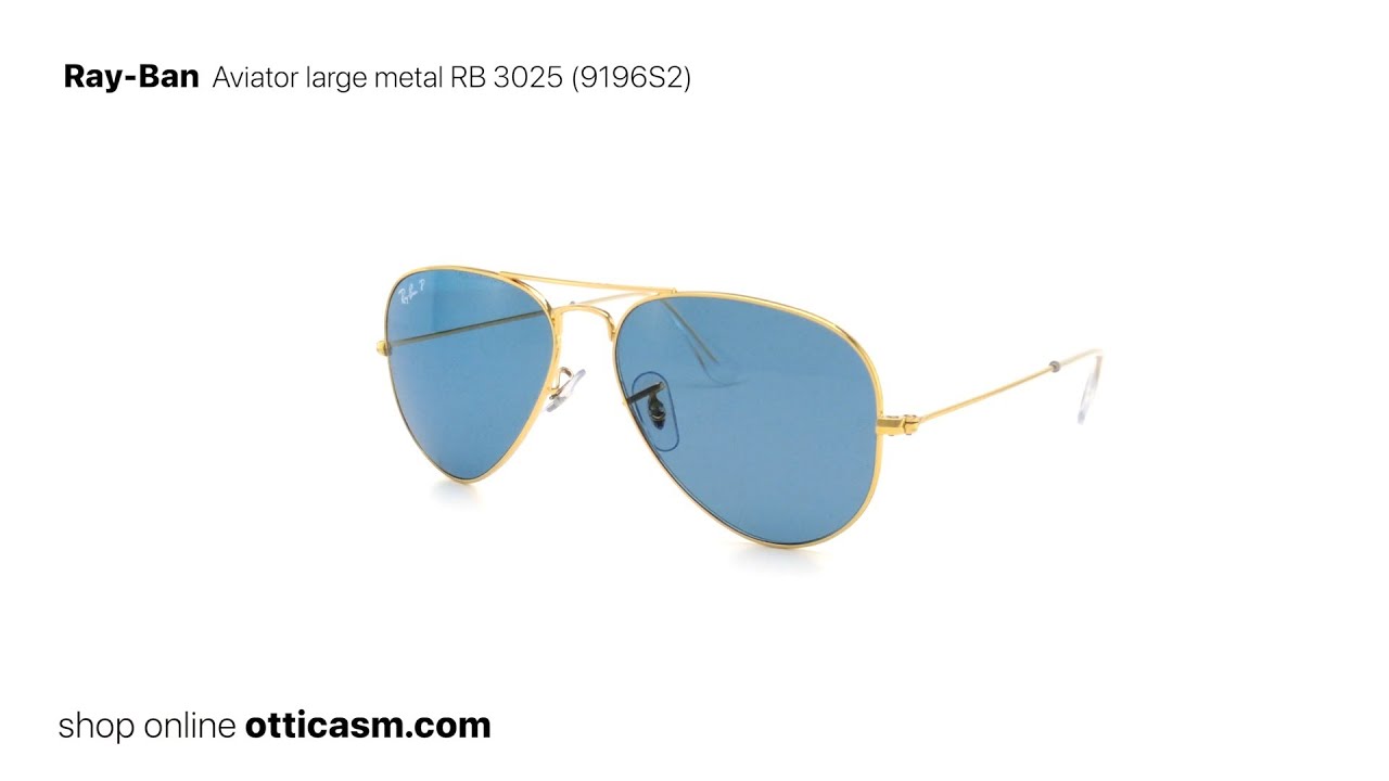Occhiali da sole ray ban aviator large metal rb 3025 9196s2