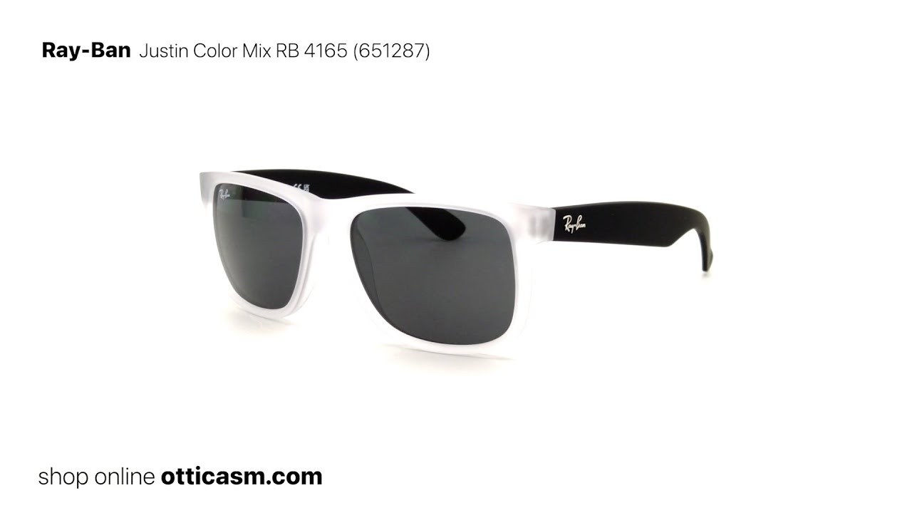 Occhiali da sole ray ban justin color mix rb 4165 651287