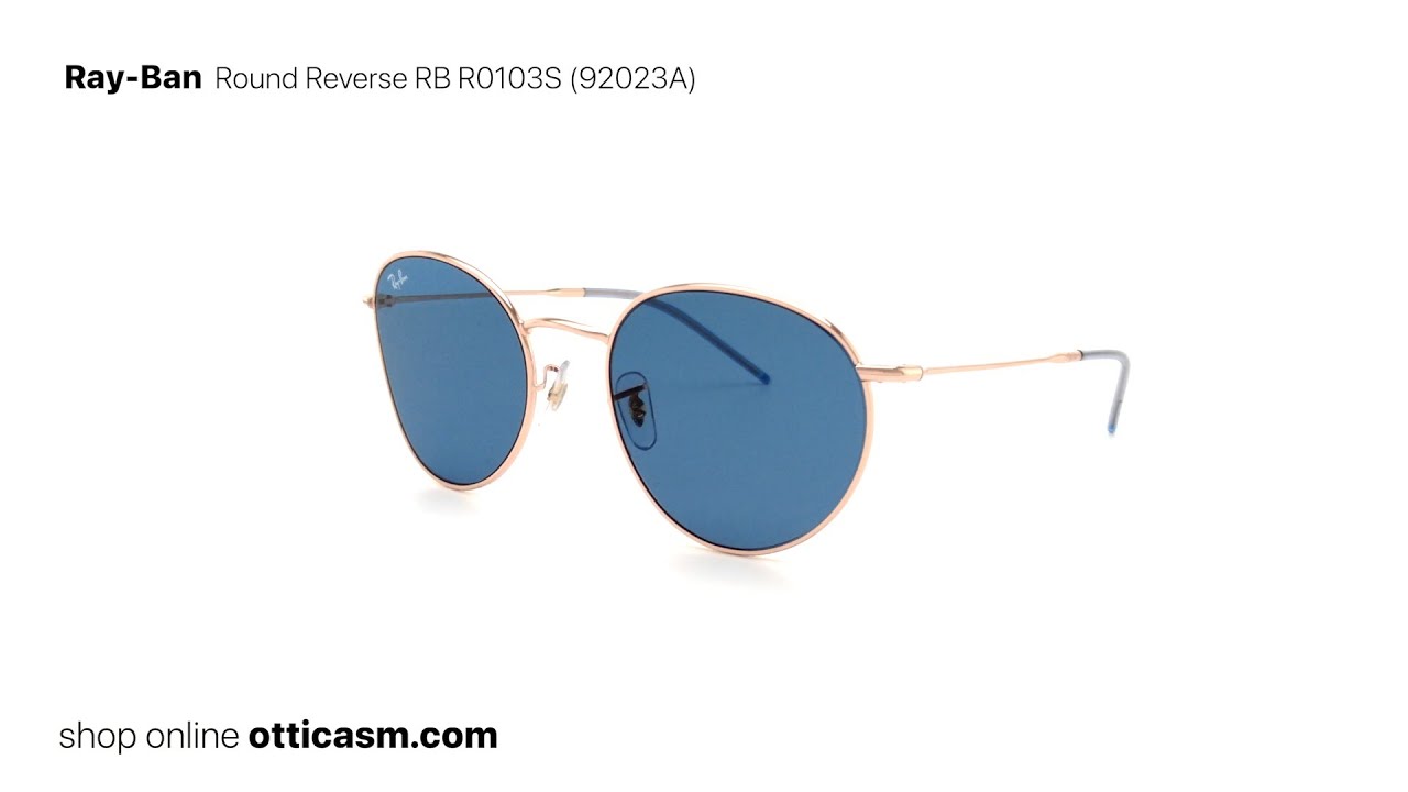 Occhiali da sole ray ban round reverse rb r0103s 92023a
