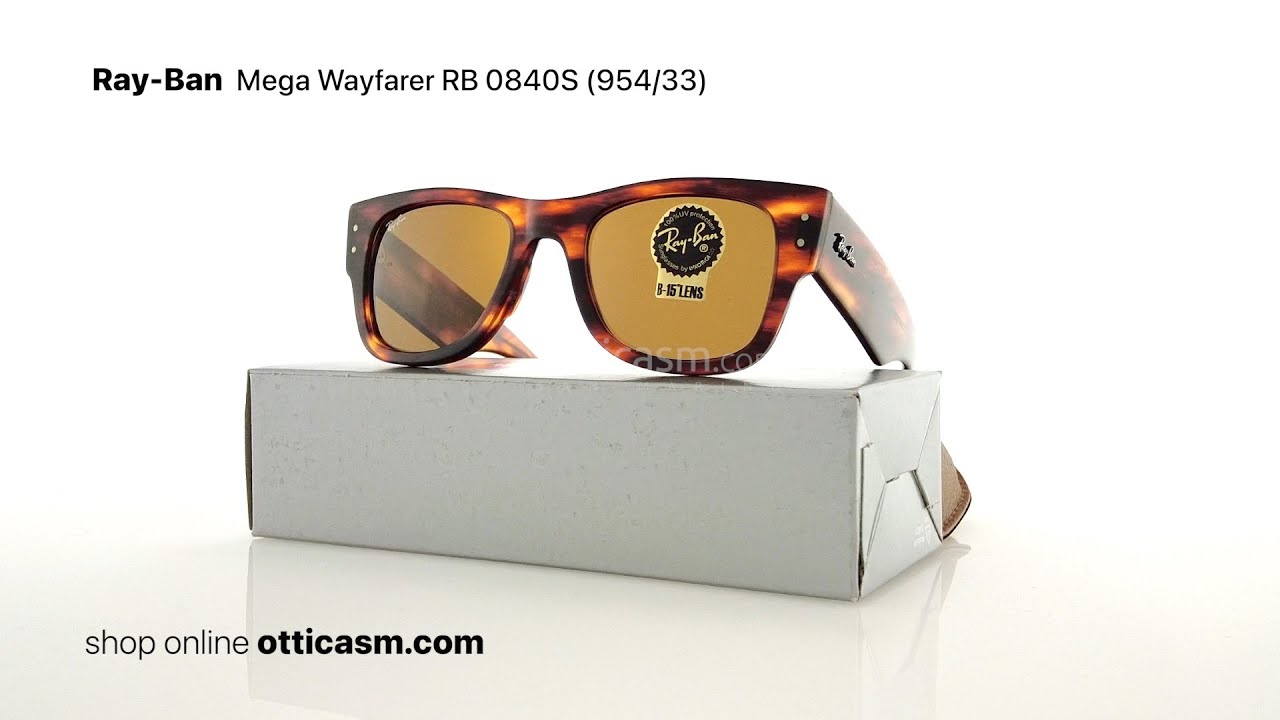 Ray ban mega wayfarer rb 0840s 95433
