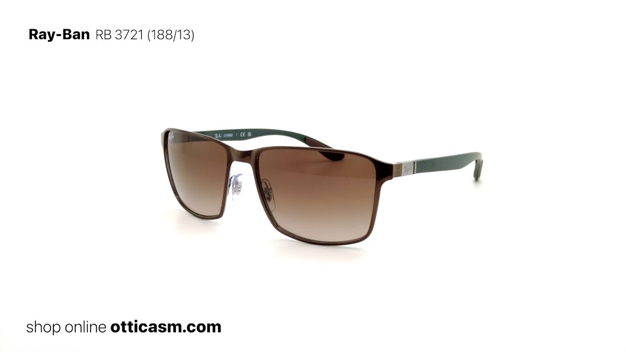 Occhiali da sole ray ban rb 3721 18813