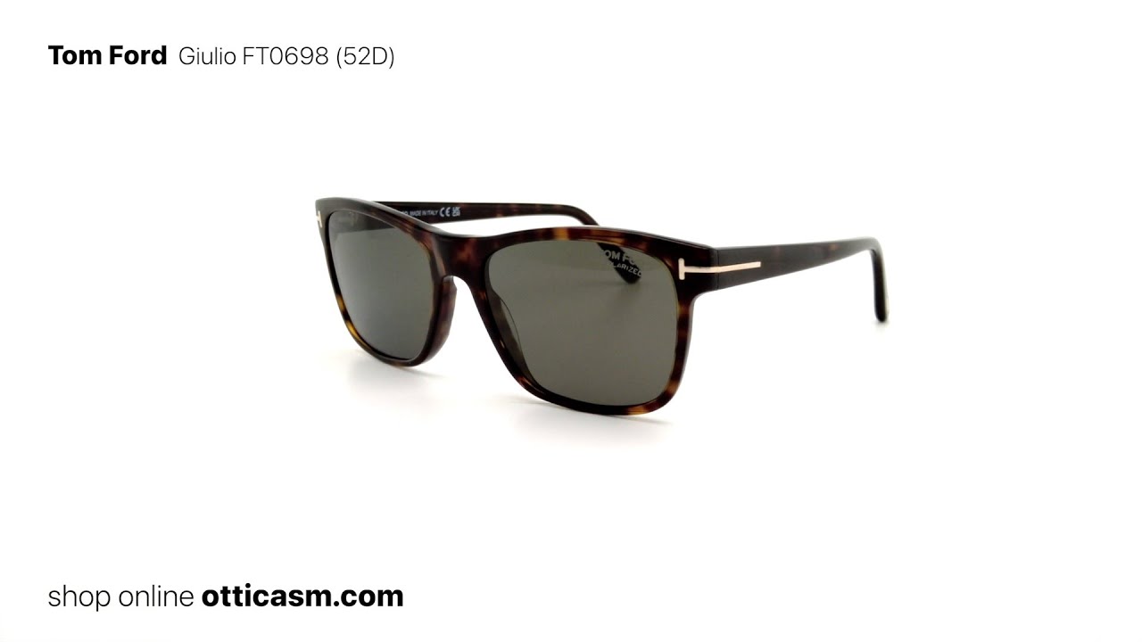 Occhiali da sole tom ford giulio ft0698 52d