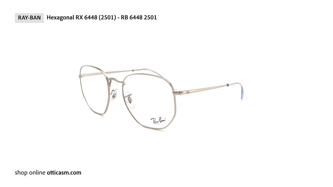 Ray Ban Hexagonal RX 6448 2501 RB 6448