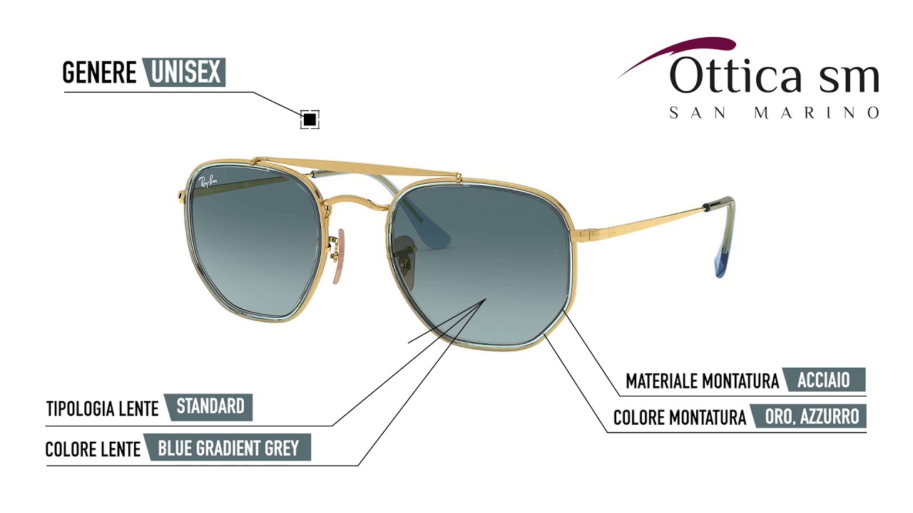 Ray Ban The marshal ii RB 3648M 91233M