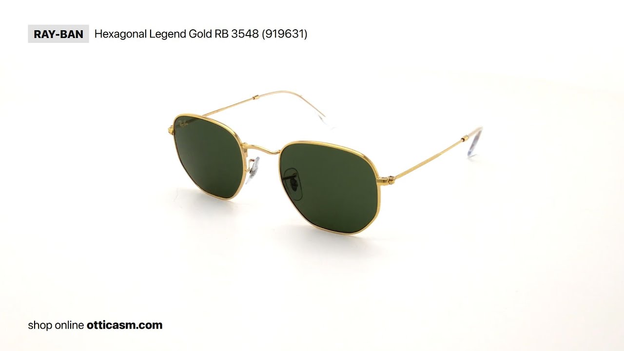 Ray Ban Hexagonal Legend Gold RB 3548